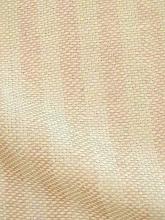 Leinen-Baumwolle Ivory-Peachybeige Lngsstreifen lockeres Handgewebe Indien