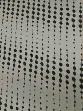 Baumwollstretch Satin Print Waterdots-Black-Grey RESTCOUPON 80x134cm